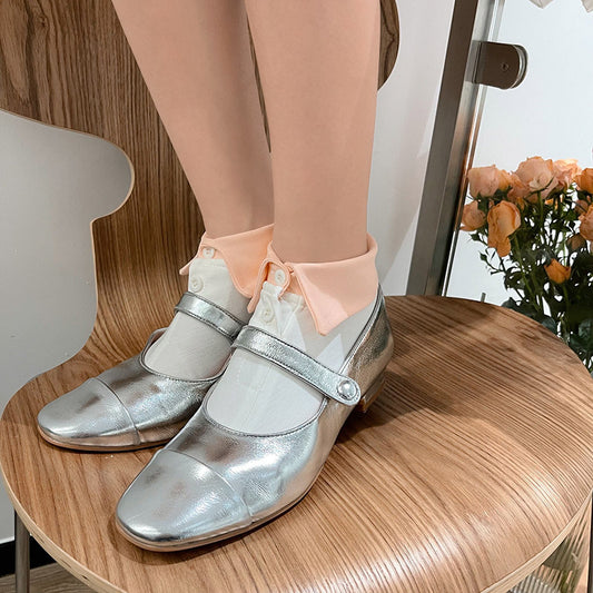 Polo Shirt Collar Socks