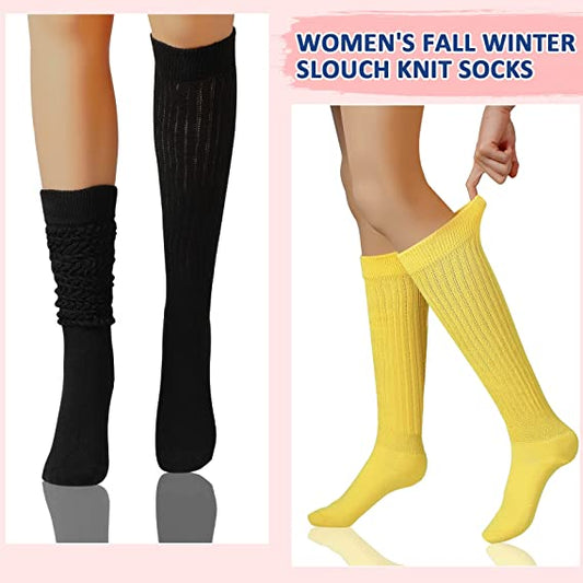 Stocaí Scrunch HODEANG 14 Péire do Mhná Stocaí Slúacha Ildaite