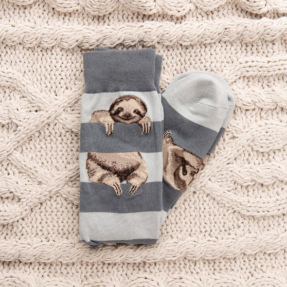 HODEANG Faultier-Streifensocken