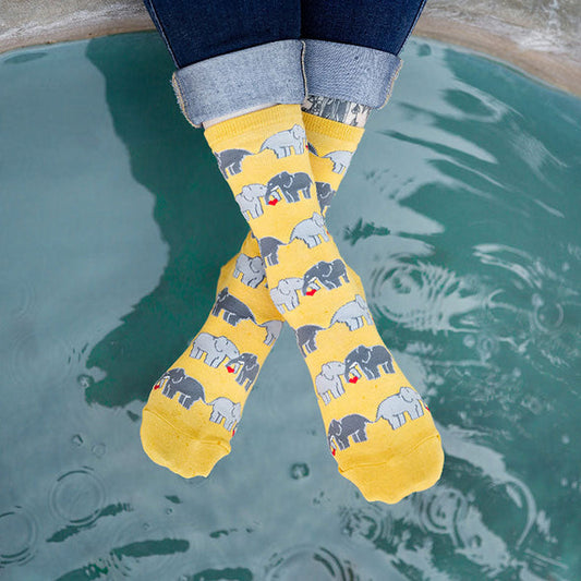 HODEANG Elephant Love Socks
