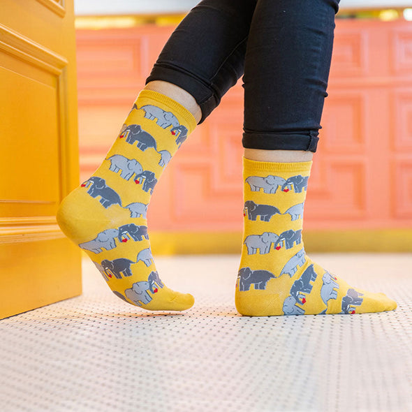 HODEANG Elephant Love Socks