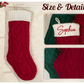 Personalized Embroidered Christmas Stocking With Name