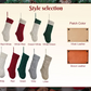 Personalized Leather Patch Christmas Stockings With Name-HODEANG