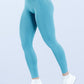 Seamless High-Waisted Jacquard Yoga Leggings