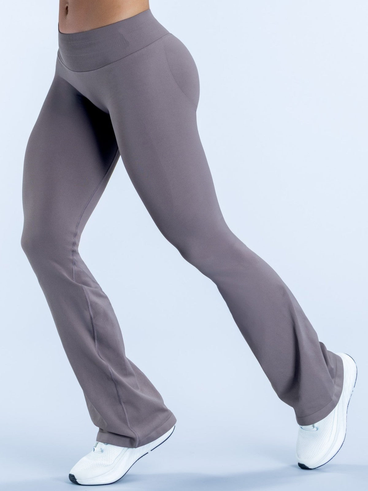 Seamless High-Waisted Flare Yoga Pants