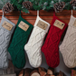 Personalized Leather Patch Christmas Stockings With Name-HODEANG