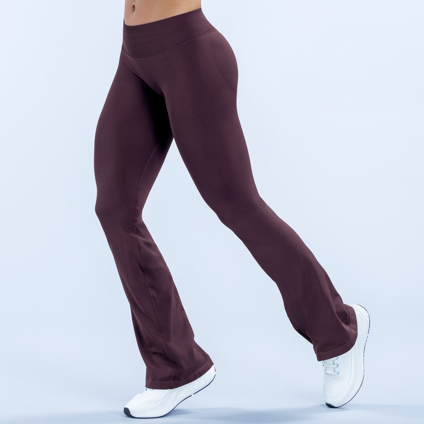 Seamless High-Waisted Flare Yoga Pants