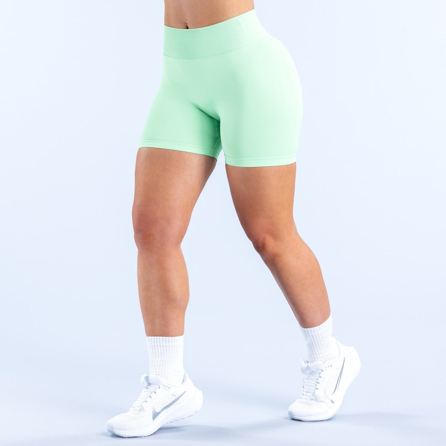 Seamless High-Waisted Shorts