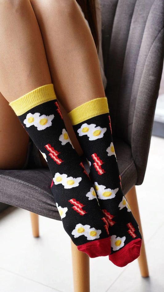 HODEANG Bacon & Eggs Socks