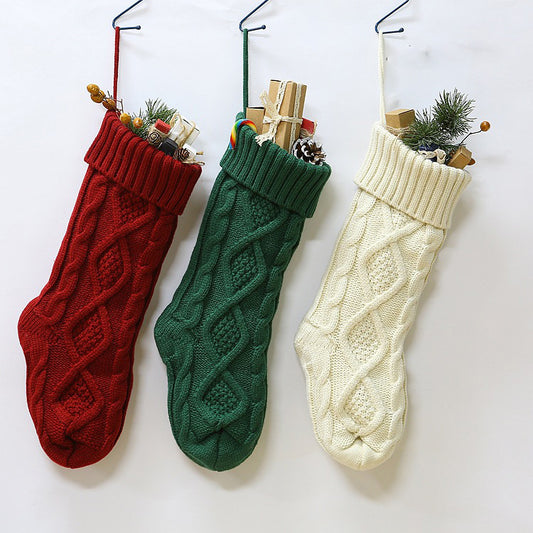 HODEANG 3 PAIRS HODEANG 18" Hanging Socks for Christmas Decorations