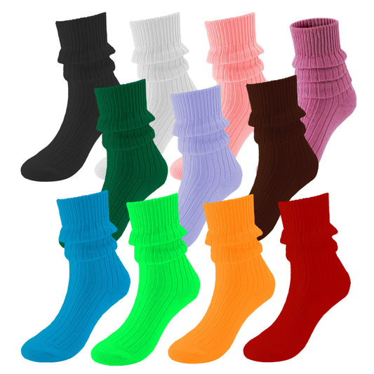 HODEANG 11 Pairs Women Slouch Socks