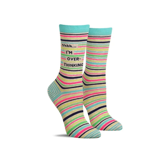 HODEANG Shhh ... I'm Overthinking Socks | Women's